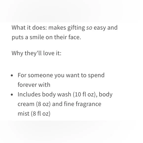 Bath and Body Works Always & Forever Wedding Set Body Wash Cream Mist Bride - Picture 2 of 2